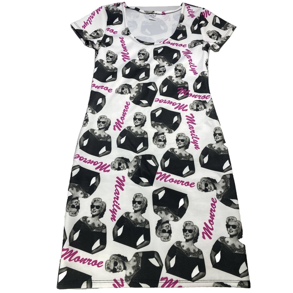 Marilyn Monroe Stretch Shift Dress Medium by Blue Velvet Clothing Unique Glamour